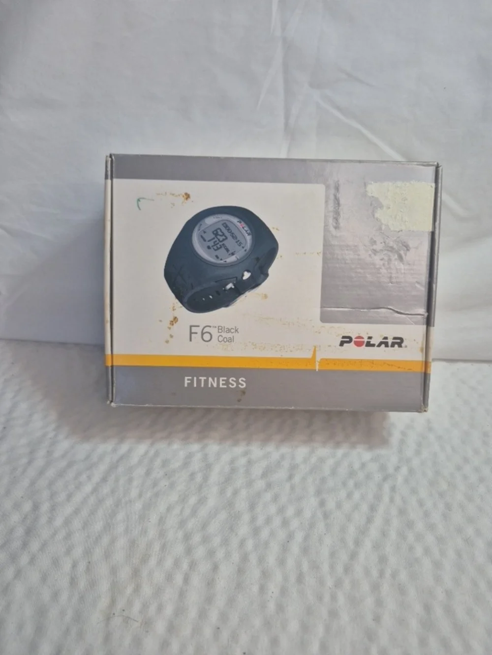 Polar F6 Black Heart Rate Monitor Wrist Unit w/ Chest Strap, Manual Set of 4